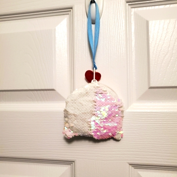 Ty Beanie Boos Coin Purse - Flippy Sequin - Icy Seal - Picture 5 of 5